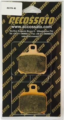 Accossato Bremsbeläge hinten für Aprilia Caponord 1000 2004 2005 2006 