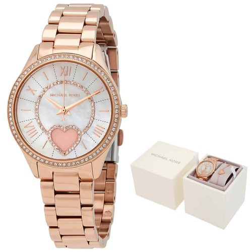 Michael Kors Lauryn Quartz Crystal Rose 