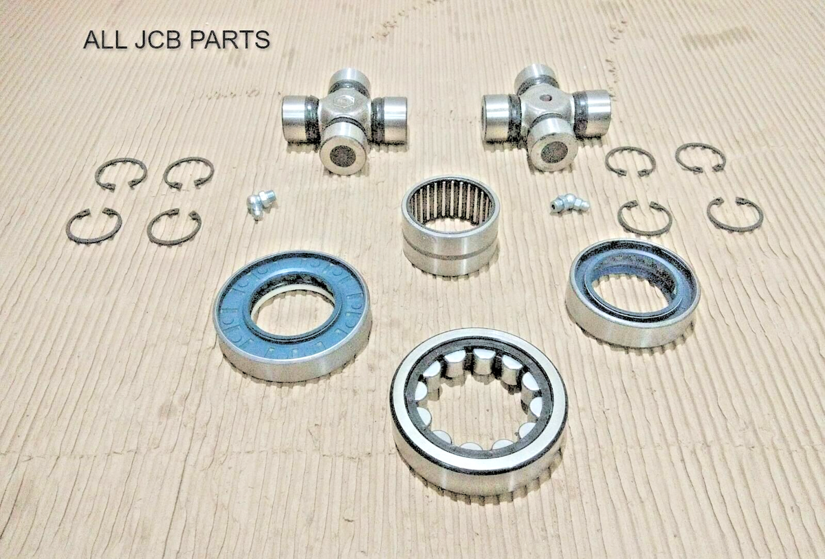 JCB BACKHOE - FRONT AXLE SHAFT REPAIR KIT (W. UNIVERSAL JOINT PART