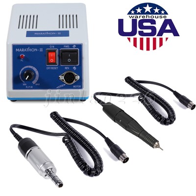 Dental Marathon Polisher Motor Unit Electric Micromotor & 35K RPM Handpiece