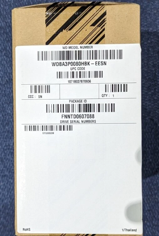 8TB WD_Black D10 Game Drive Desktop External Hard Drive - Black - Image 3 of 3