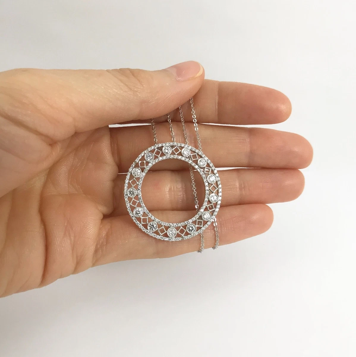 Diamond 2024 ring necklace