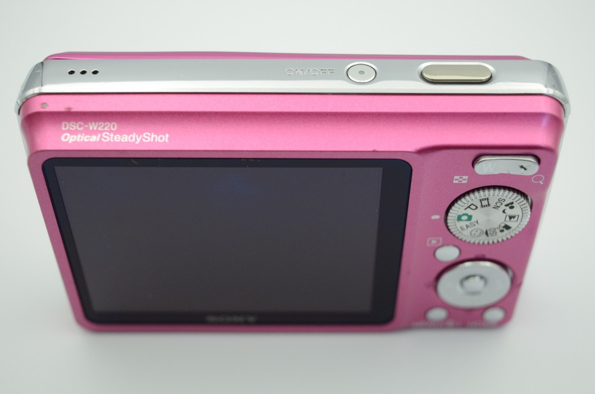 Sony Cyber-shot DSC-W220 12.1MP Digital Camera - Pink for Sony Cyber-shot DSC-W220 12.1MP Digital Camera - Pink for