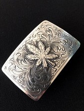 Belt Buckle Accessories Men Women Ranger Western Pot Cannabis Marijuana Leaf