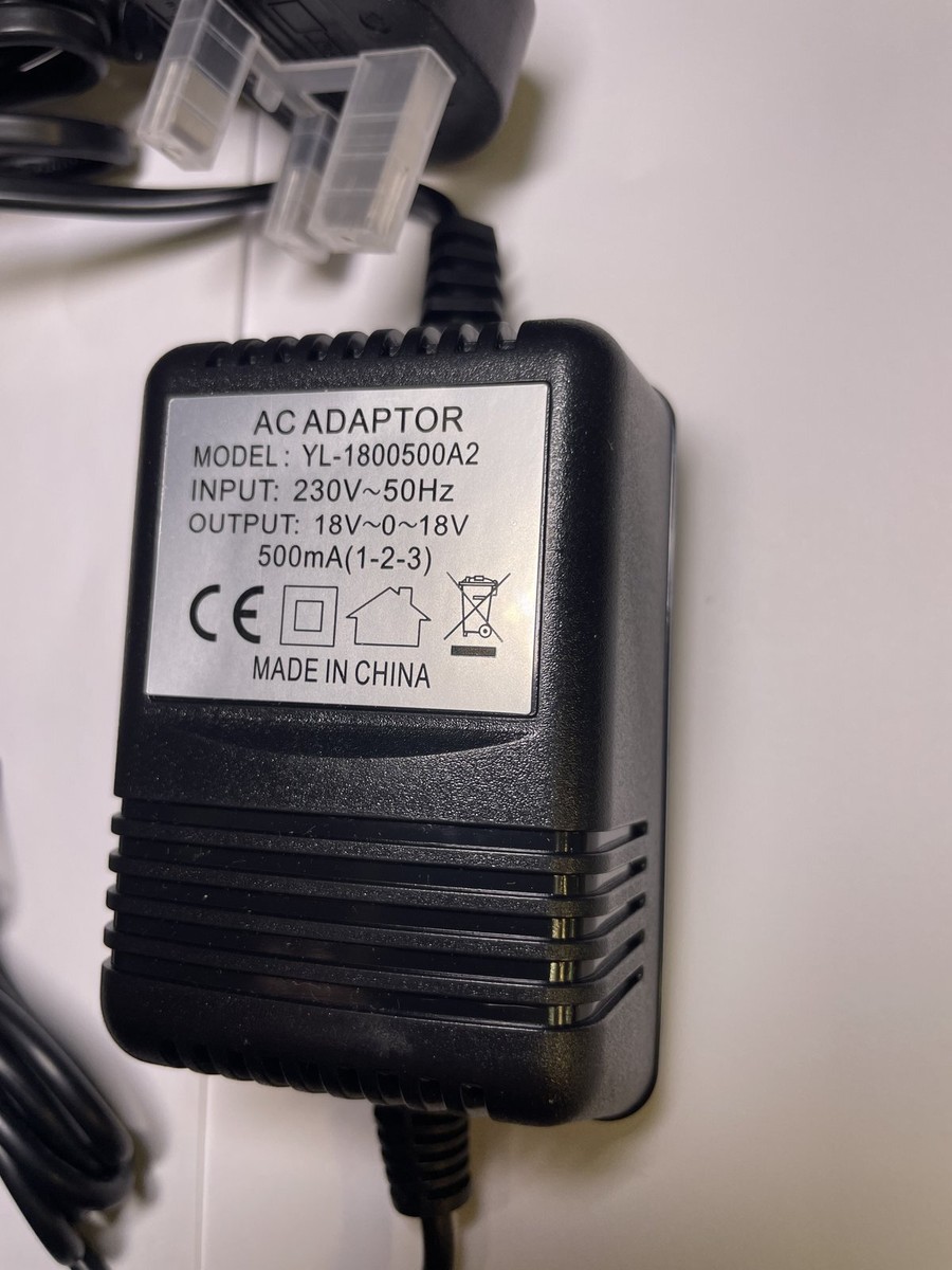 UK Replacement 18V AC-AC Adaptor Power Supply for Yamaha PA-10