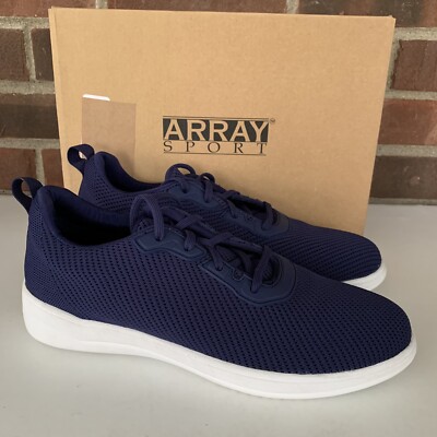 Array Womens Nadia navy blue fabric lace up Shoes sneakers US 10 M