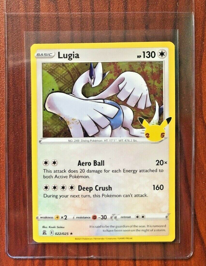 Lugia & Ho-oh - Pokemon Celebration Card Lot - Legendary Holo Foil -  022/025 & 001/027