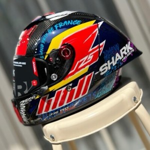 【中古・送料込み】SHARK RACE-R PRO ザルコレプリカ XLサイズ Shark Race-R Pro GP Replica Zarco Chakra Carbon Full Face Helmet