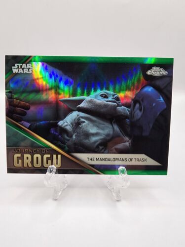 Topps Chrome Star Wars Journey of Grogu Green Refractor /99 JG-10 - Picture 1 of 2