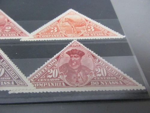 Rare Set Of 6 Postage Portugese Niassa Company Mozambique Stamps 1920s - Picture 2 of 4