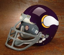 Minnesota Vikings style NFL Vintage Football Helmet - ALAN PAGE 1970-1978