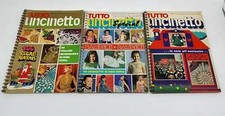 LIBRO Tutto Uncinetto - bambini casa ragali natale - cucito - lotto 3 libri
