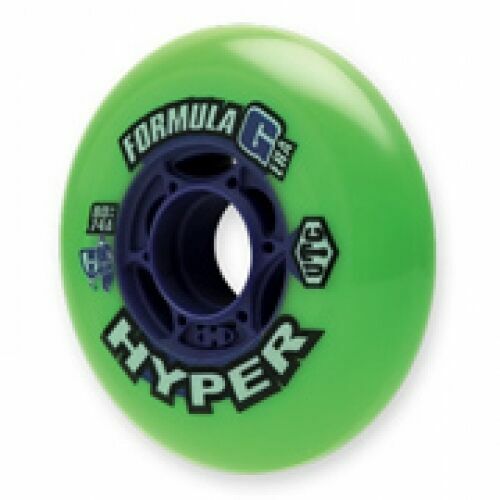 Outdoor Inline Skate Wheels 76mm / 80mm 89A Green HILO SET