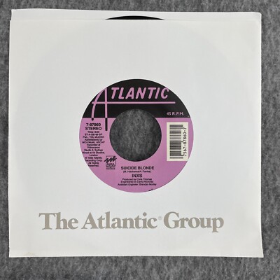 INXS Suicide Blonde / Everybody Wants U Tonight 45 Atlantic 7-87860 NEW UNPLAYED