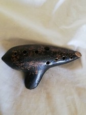Ocarina Ancien en terre cuite marqué compagnie générale de l ocarina Breveté