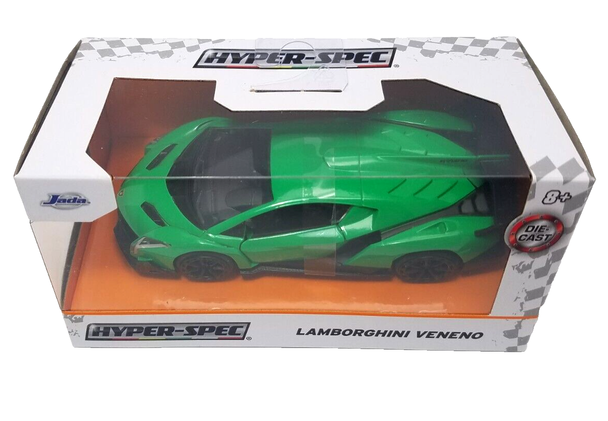 Jada Lamborghini Veneno 1:32 Scale Diecast Green 24080 Hyper-Spec
