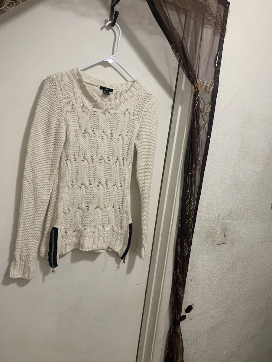 h and m cable knit sweater