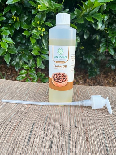 Castor Oil Organic 100% Pure,cold pressed,Hexane Free 100ml 500ml 1000 ML - Picture 12 of 16