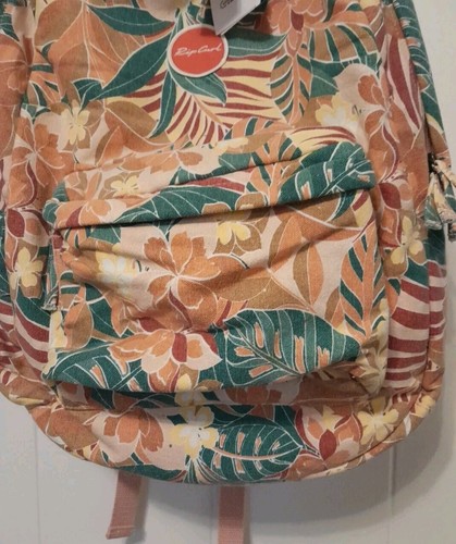 Rip Curl Organic 18 L Womens Floral Salt Water Culture Canvas Backpack - Picture 3 of 10