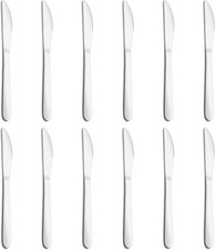 12-Piece Good Stainless Steel Dinner Knives 9 Inches
