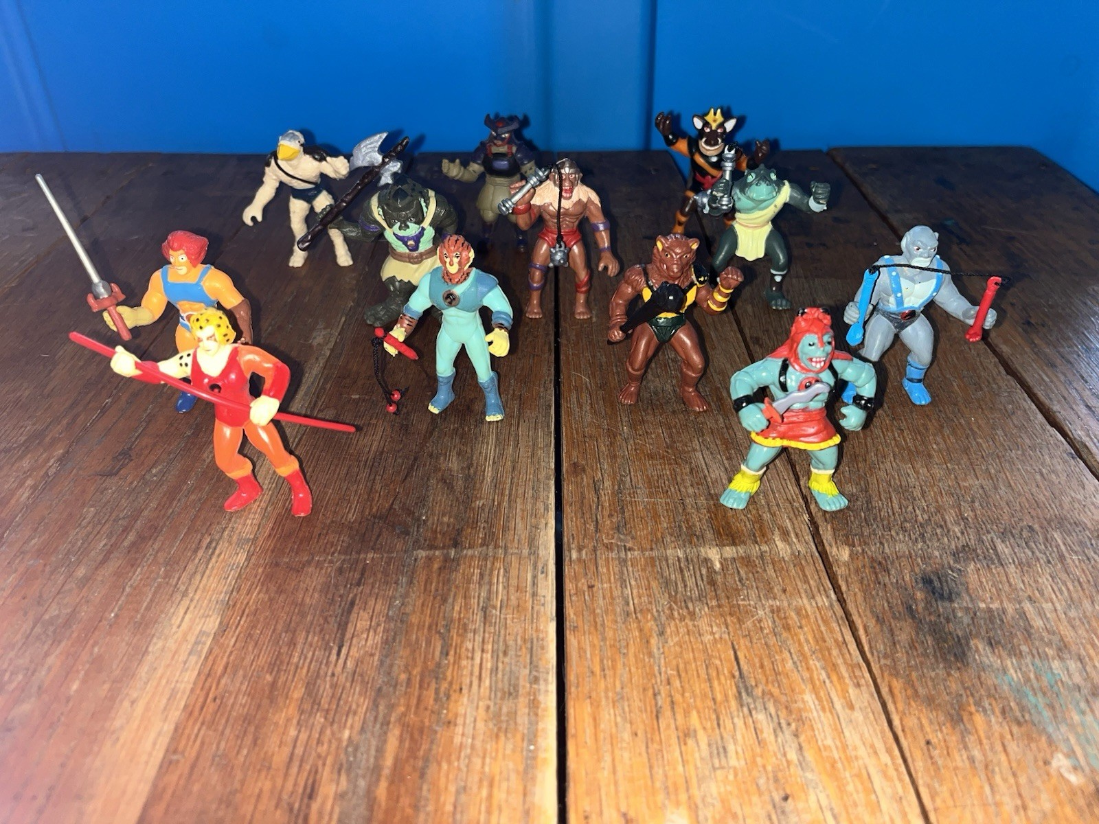 S Pvc Lot Of 13   Very Rare. 9 Have Weapons
