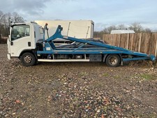 Izusu 10 tonne gvw twin deck car transporter hydraulic top deck