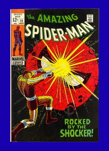 Amazing Spider-Man #72 - Classic John Romita Shocker Cover - Stan Lee 1969 VF/NM