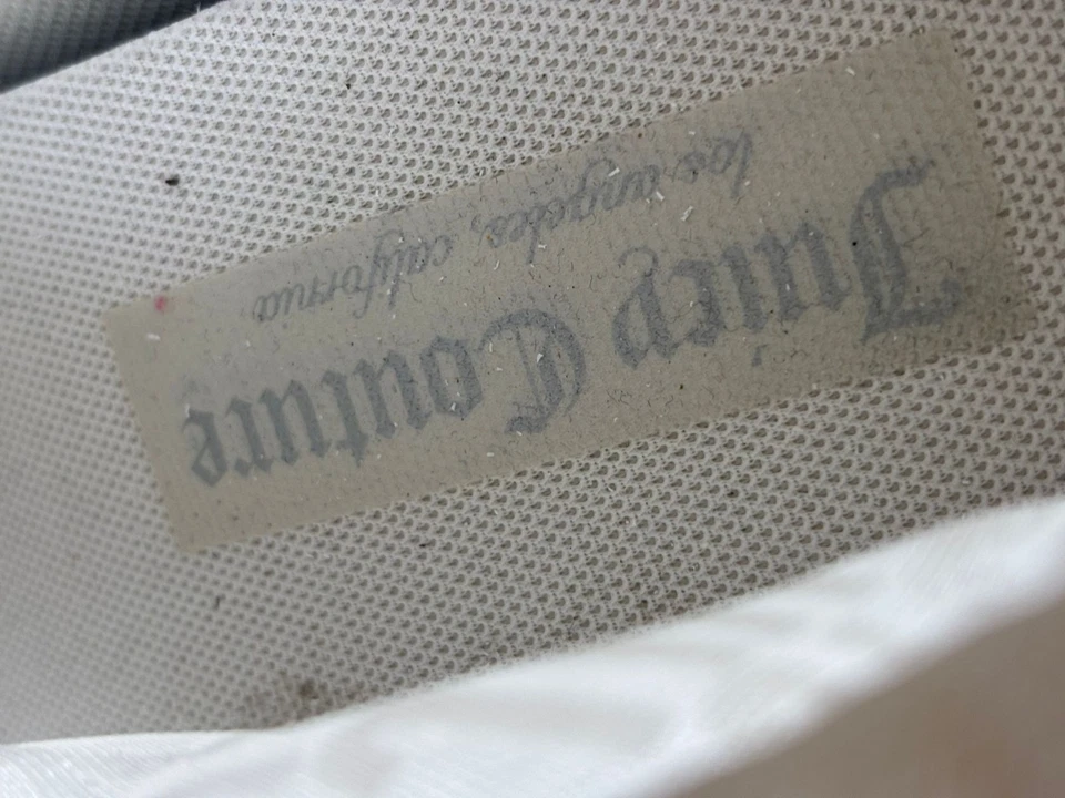 Juicy Couture Women's Jorgia Wedge Lace-Up Sneakers Size 7.5 White Gray - Image 4 of 4