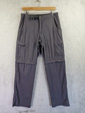 PrAna Breathe Mens Convertible Hiking Trekking Cargo Trousers Size S W32xL32