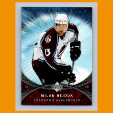 Milan Hejduk #185 2007-08 Upper Deck Ovation Colorado Avalanche Hockey Card NHL