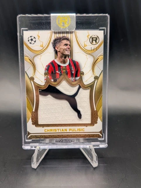 2025 Topps Reverence UEFA Christian Pulisic 1/1 Jumbo Match Worn Relic