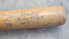 Vintage Spalding #1151 Mickey Mantle Special Model Baseball Bat