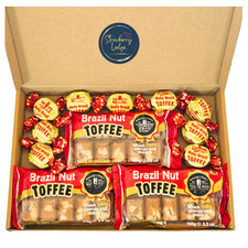 Brazil Nut Toffee Gift Box – 3 Bars & 9 Chews | Letterbox Sweets UK
