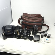 Minolta Maxxum 7000AF 35mm SLR Film Camera, 35-70 mm  75-200 mm Lenses, Flash