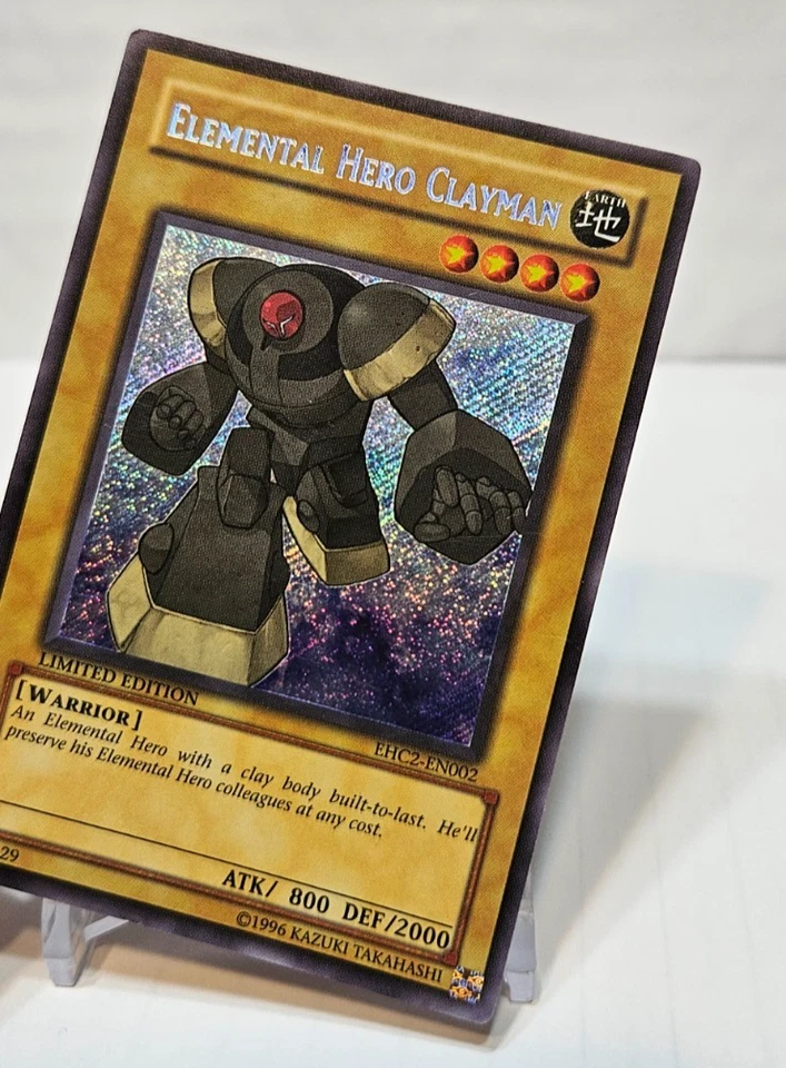 Elemental Hero Clayman EHC2-EN002 Secret Rare Limited Edition Yugioh 7814 - Image 4 of 4