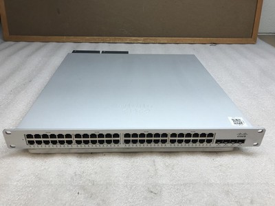 Cisco Meraki MS350-48FP 48-Port Gigabit Ethernet Switch PoE Dual PSU Unclaimed