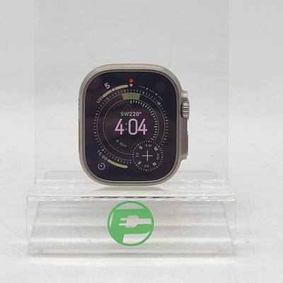 Unlocked Apple Watch Ultra 2 49MM Natural Titanium MRF13LW/A Face Only