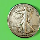 1944-P 50C Walking Liberty Half Dollar GOOD Date! Ready to Walk Home to You!