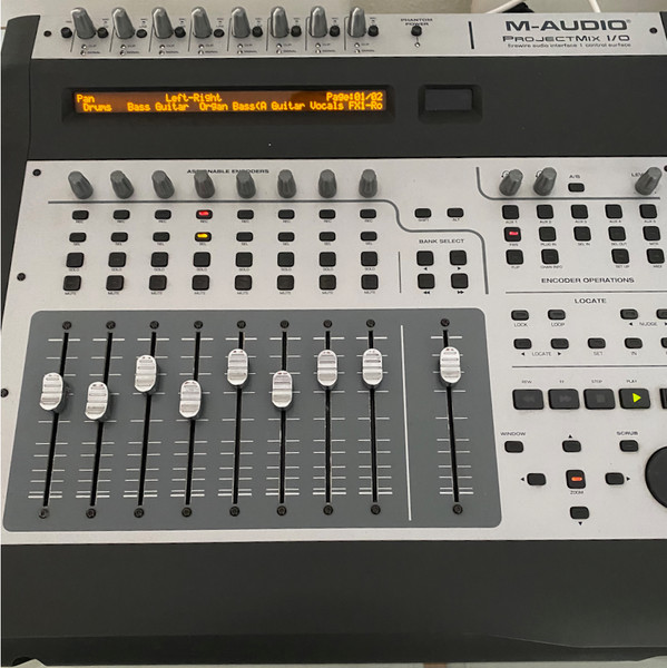 M-Audio ProjectMix I/O Firewire Interface Control for Logic, ProTools, Cubase.