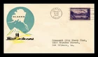 DR JIM STAMPS US COVER ALASKA TERRITORY FDC SCOTT 800 TORKEL GUNDEL CACHET