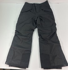 Patagonia Ski Pants Boys 12 Black H2No Insulated Waterproof Snow Winter Shell