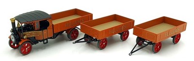 Corgi 1/50 Scale Diecast CC20205 Foden Dropside 2 Trailers & Barrels - Fuller's