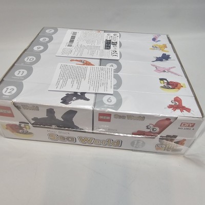 12 Dr. Star Mini Blocks Sea World Lot of All 12 Animals New Sealed Box