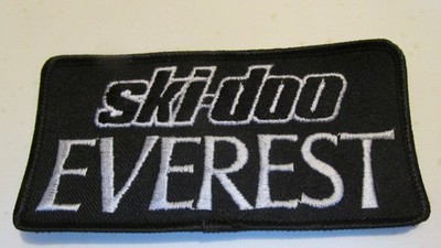 VINTAGE SKI DOO EVEREST SNOWMOBILE EMBROIDERED PATCH