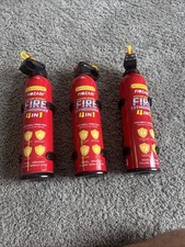 Fiozabi 4-in-1 Wasserbasierter Feuerlöscher 620ML MSWJ620A mit Halterung 3 Stück