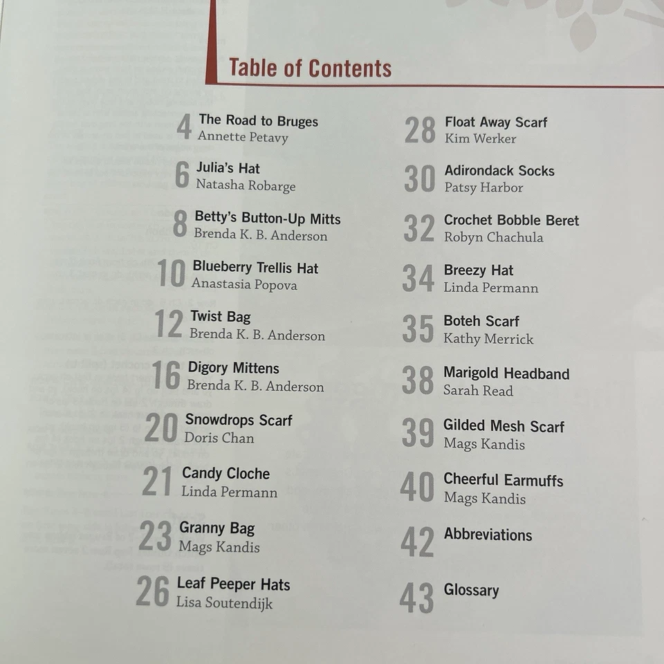 EASY CROCHETED ACCESSORIES Purse Handbag Hat Gloves Crochet Pattern Booklet - Image 3 of 4