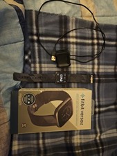 Fitbit Versa 2 Smartwatch FB507 2 Sizes Wrist Band Original Box Black Carbon