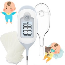 Rectal Thermometer for Babies, Accurate Digital Thermometer for Kids with 10-...