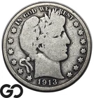1913 Barber Half Dollar, Key Date