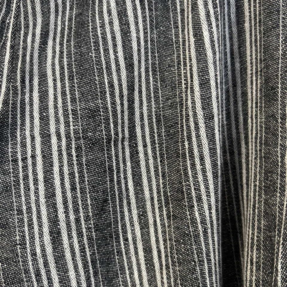 Pantalones Uniforme John Paul Richards Mujer 16 Gris Rayas Cordón Mezcla Lino Foto 2 de 4